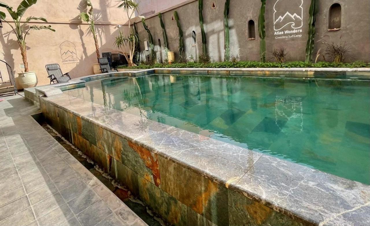 Atlas Wonders Coworking Surf Camp Taghazout Exterior photo